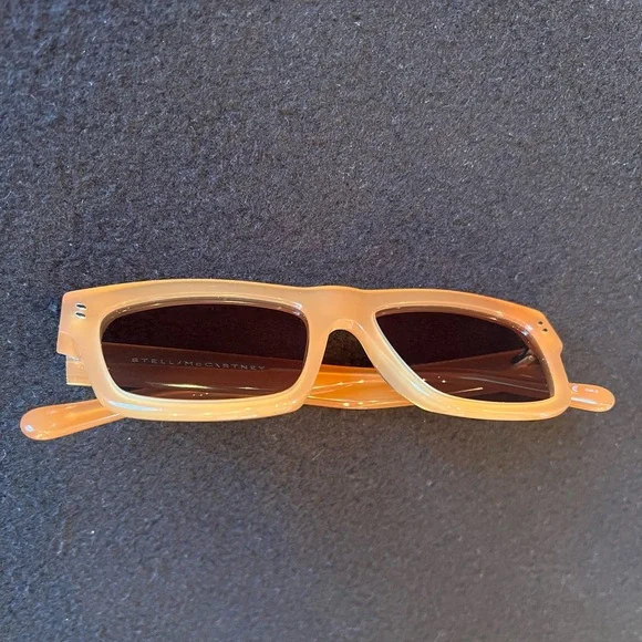 NWOT Stella Mccartney SC0105S 004 Light orange/Tan Sunglasses Stella McCartney | Accessories | Nwot Stella Mccartney Sc05s  main image 3